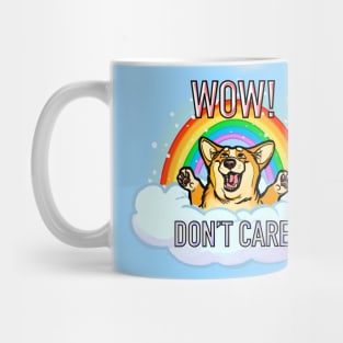 Wow, Don’t Care -Corgi Mug